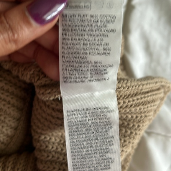 & Other Stories Tan Knit Strapless Top - Picture 9 of 9